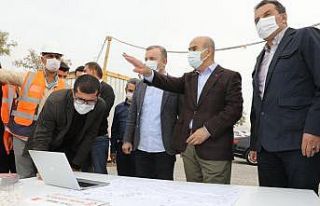 Mardin Valisi Demirtaş kentte devam eden çalışmaları...
