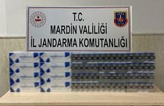 Mardin’de 750 paket kaçak sigara ele geçirildi