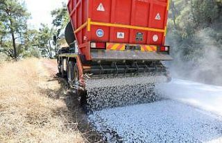 Marmaris’te 50 bin metrekare asfalt serimi yapıldı