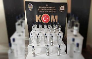 Mersin’de 32 litre sahte etil alkol ele geçirildi