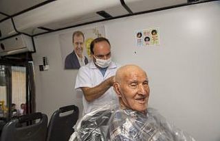 Mersin’de pandemi döneminde ’mobil kuaför’...