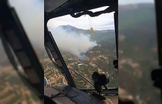 Mersin’deki orman yangını sürüyor