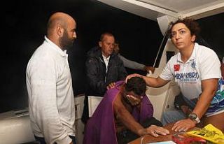 Milli yüzücü Emre Seven’in Mersin - KKTC yüzüşü...