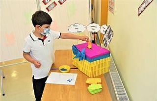 Minik GKV’lilerin seçim heyecanı