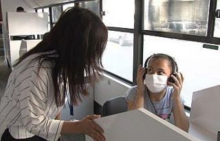 Mobil EBA otobüsü Mamaklı öğrencilerin hizmetinde