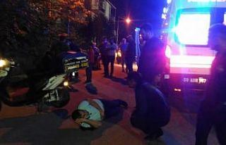 Motosiklet ile bisiklet çarpıştı: 2 yaralı