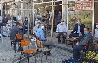 Müdür Ergüder, Çelikhan ilçesini gezdi