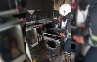Mutfakta çıkan yangın söndürüldü