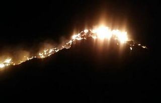 Nallıhan’da 4 bin 500 çeltik balyası kül oldu