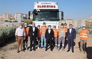 Nevşehir Belediyesi, Hatay’a bir tır fidan gönderdi