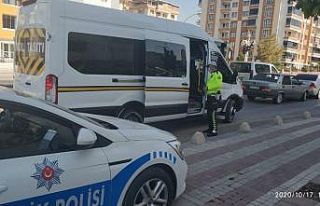 Okul servislerine sıkı takip