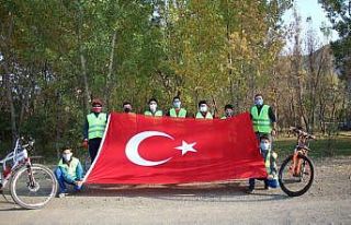 Oltulu Yeşilaycılar Cumhuriyet için pedallarını...