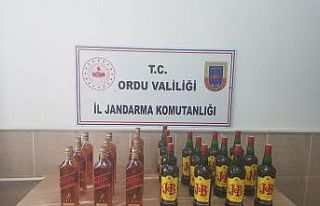 Ordu’da kaçak içki ve uyuşturucu madde ele geçirildi