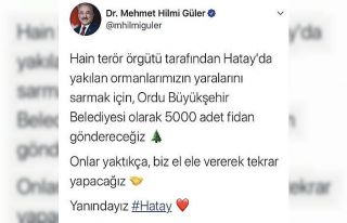 Ordu’dan Hatay’a anlamlı yardım