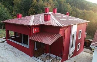 Ordulu şehidin baba ocağı 3 ayda yeniden inşa...