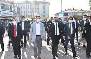 Ortaköy ilçesinde aylık istişare toplantısı...