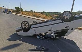 Otomobil takla attı: 1 yaralı