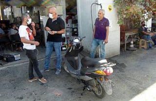 (ÖZEL) 15 gün önce çalınan motosikletini arkasından...