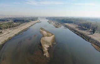 (Özel) Meriç Nehri’nde kuraklık alarmı