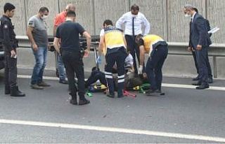 (Özel) TEM Otoyolu’nda yolu karıştıran sürücü...