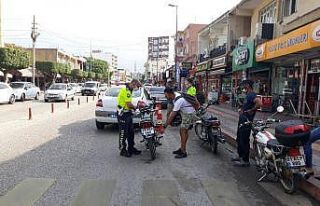 Payas’ta korona denetimi ve motosiklet uygulaması