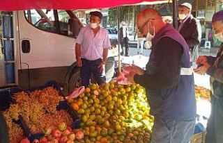 Pazarlar’da ilçe pazarı kapatıldı