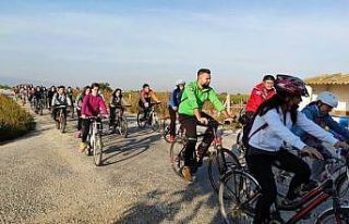 Pedallar ’Cumhuriyet’ için çevrildi