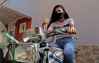 Pencereden atlayarak abisinin motosikletini hırsızların...