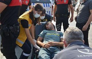 Polis camı kırıp hayat kurtardı