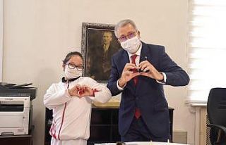 Rekortmen özel sporcu İrem Öztekin, Egeli oldu