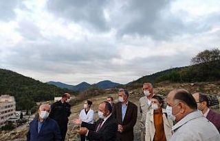 Rektör Çufalı, spor kompleksi yapım çalışmalarını...