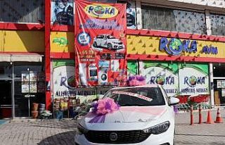 Roka’dan 65 TL’lik alışverişe araba