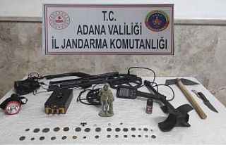 Roma Dönemi’ne ait "bronz savaşçı heykeli"...