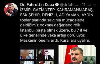 Sağlık Bakanı Koca’nın 2 haftadır dikkat çeken...