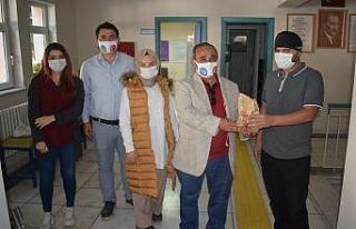 Sağlık çalışanlarına moral ziyareti