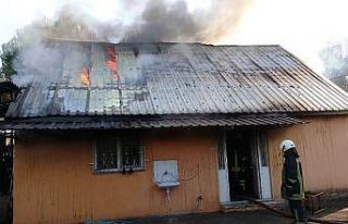 Samsun’da bağ evinde yangın
