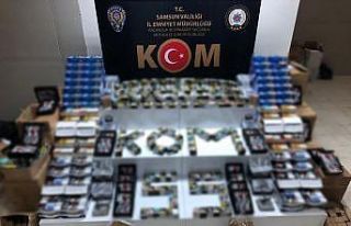 Samsun’da kaçak tütün mamulü operasyonu: 2 gözaltı