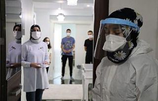 Samsun’da korona virüs toplum tarama çalışmaları...