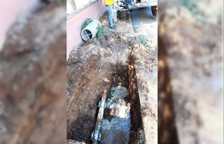 Sandıklı Belediyesi kanalizasyon hatlarında bakım...