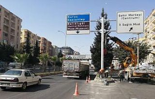Şanlıurfa yolları tabelalarla donatılıyor