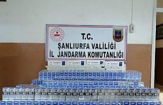 Şanlıurfa’da 3 kamyonda 2 bin 400 paket kaçak...