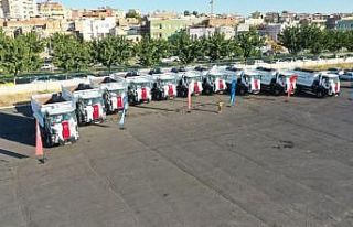 Şanlıurfa’da araç filosu artırıldı