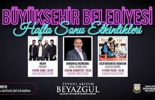 Şanlıurfa’da haftasonu dolu dolu yaşanıyor