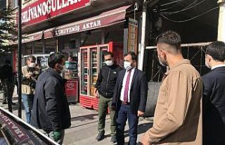 Sarıkamış’ta pandemi tedbirleri denetimi