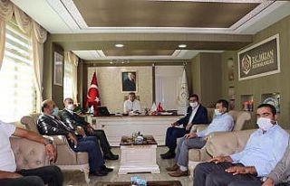 Şehit ve gazi ailelerinden Kaymakam Yelek’e ziyaret