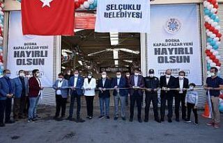 Selçuklu’da Bosna Kapalı Pazar Yeri açıldı