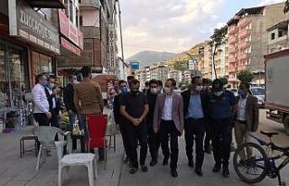 Şemdinli’de korona virüs denetimi