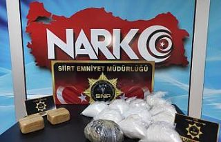 Siirt’te 6 kilo 900 gram uyuşturucu ele geçirildi