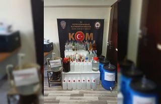 Silifke’de sahte içki operasyonu