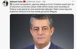 Şırnak Belediye Başkanı Mehmet Yarka’nın korona...
